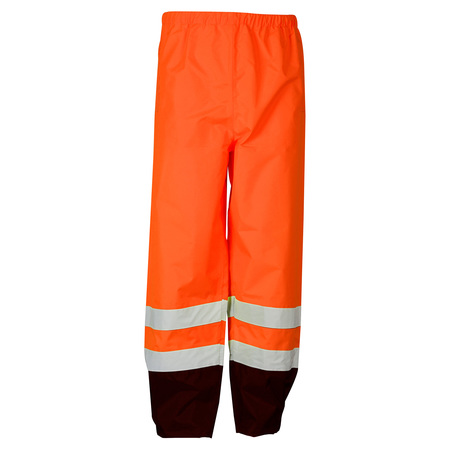 KISHIGO L-XL, Orange, Class 3, Storm Cover Rainwear Pant RWP103-L-XL
